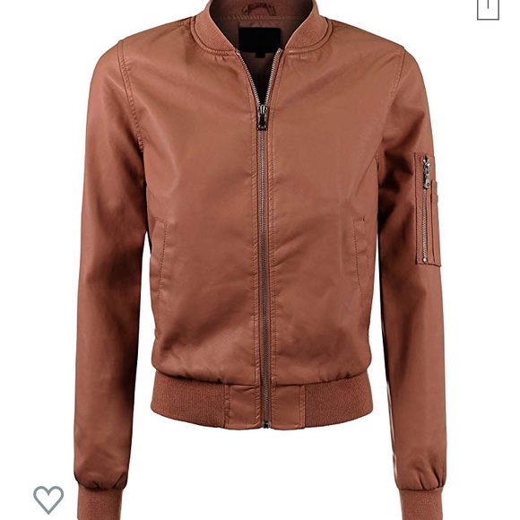 Jackets & Blazers - Women’s Varsity Bomber Style (Faux) Leather Jacket